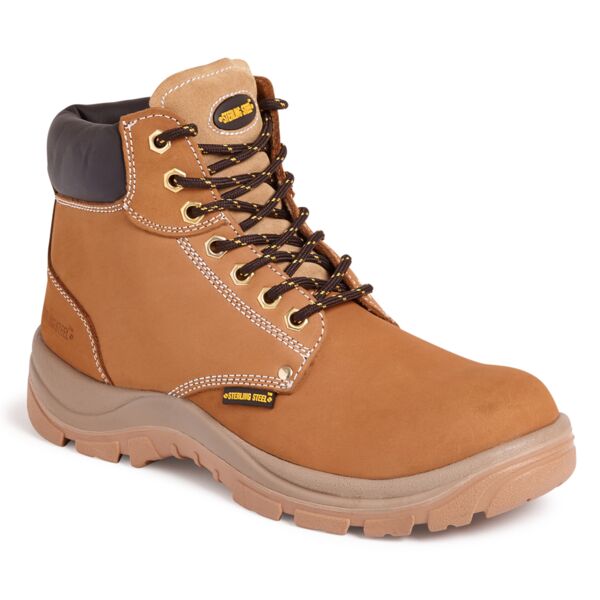 Sterling Steel Wheat Nubuck Safety Boot Thumbnail