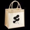 Cotton Pocket Jute Midi Tote Thumbnail