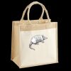 Cotton Pocket Jute Midi Tote Thumbnail