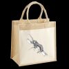 Cotton Pocket Jute Midi Tote Thumbnail