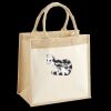 Cotton Pocket Jute Midi Tote Thumbnail