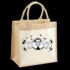 Cotton Pocket Jute Midi Tote Thumbnail