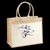 Cotton Pocket Jute Shopper Thumbnail