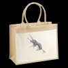 Cotton Pocket Jute Shopper Thumbnail