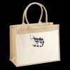 Cotton Pocket Jute Shopper Thumbnail